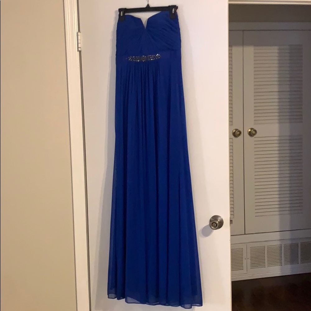 Adrianna Papell Floor-Length Beaded Gown